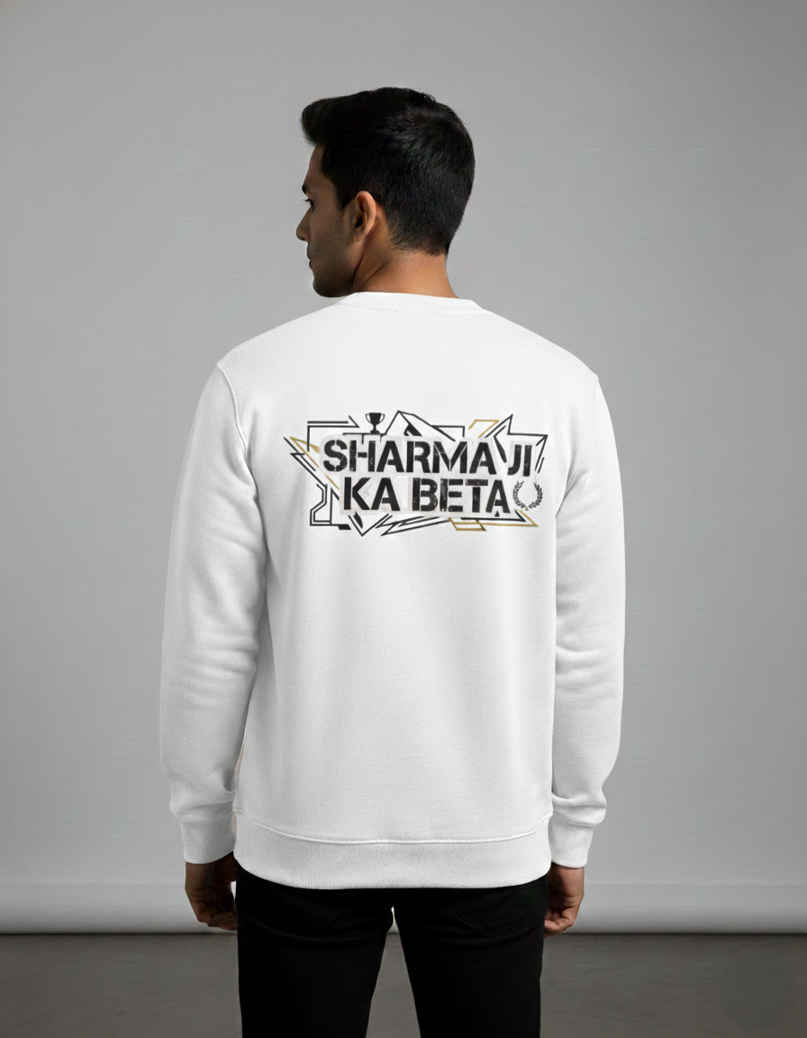 Sharma Ji Ka Beta Sweatshirt - Funny Desi Hoodie | Avatar Clothing Co.