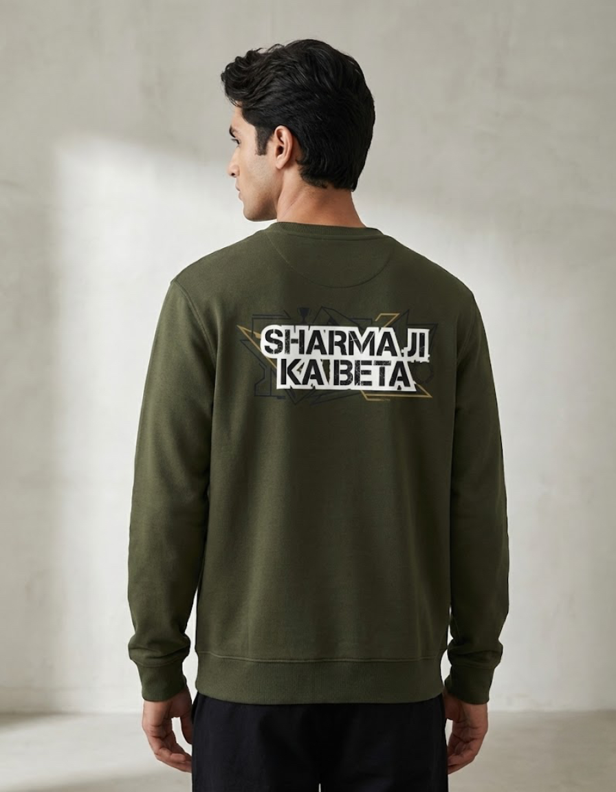 Sharma Ji Ka Beta Sweatshirt - Funny Desi Hoodie | Avatar Clothing Co.